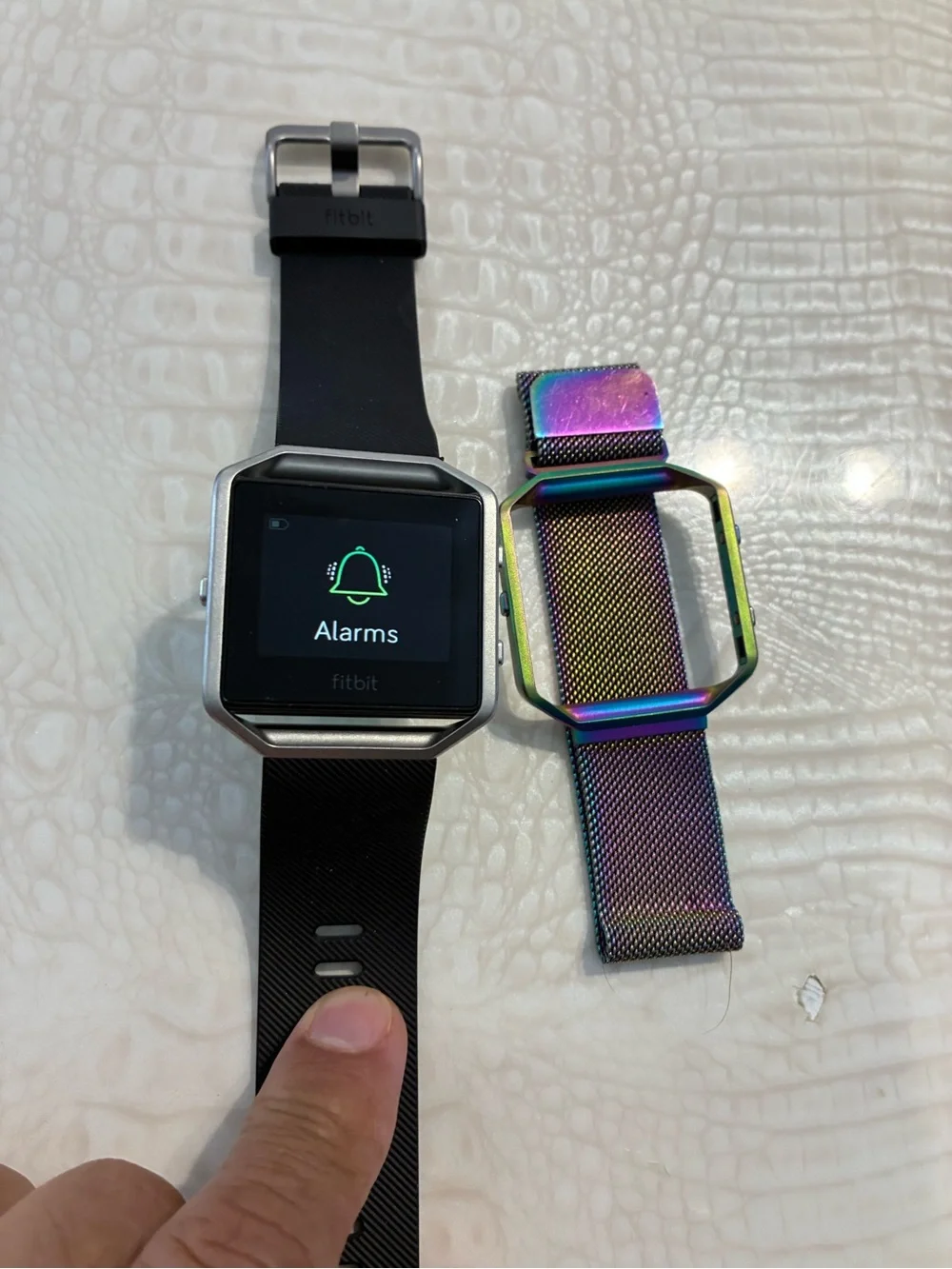fitbit Smartwatch with Black Band